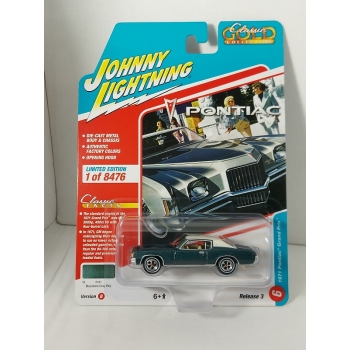 Johnny Lightning 1:64 Pontiac Grand Prix 1971 bluestone gray